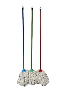 Mopa Plana de Microfibra de Fábrica China con Cubo de Madera Ecológico, Palo de Acero Resistente y Cabezal de Mopa de Algodón - Product Image 2