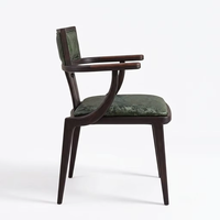 Nouveau fauteuil en bois massif de style français, avec housse amovible et réglable, pour la maison, l'hôtel, le restaurant, la salle à manger