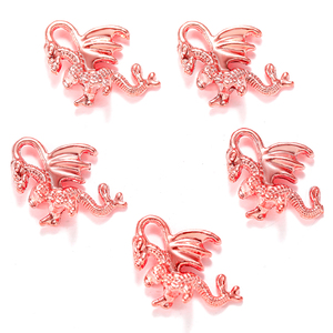 Ciondolo in lega di 7 colori drago volante per bracciale collana portachiavi ciondolo fai da te accessori per gioielli che fanno 18*15mm D814 - Product Image 3
