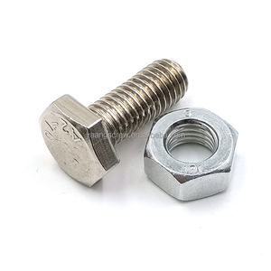 Écrous et boulons hexagonaux en acier inoxydable sur mesure de qualité 8 M6 M8 M10 16 mm Nolt et Nut DIN 933 A2-70 A4-80 Boulon écrou et fixation - Product Image 4