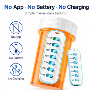 Etiqueta Recordatorio de Medicamentos Semanal Mayorista de Gran Demanda, Sin BPA, con Bucle <span class=keywords><strong>El</strong></span>ástico Adhesivo, Gadget Popular <span class=keywords><strong>para</strong></span> <span class=keywords><strong>el</strong></span> Cuidado Diario - Product Image 6