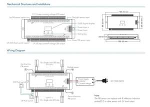 ES32-V 5-24VDC 32CH * 1A interrupteur poussoir 32 étapes sortie à tension constante écran OLED capteur PIR contrôleur de lumière d'escalier - Product Image 5