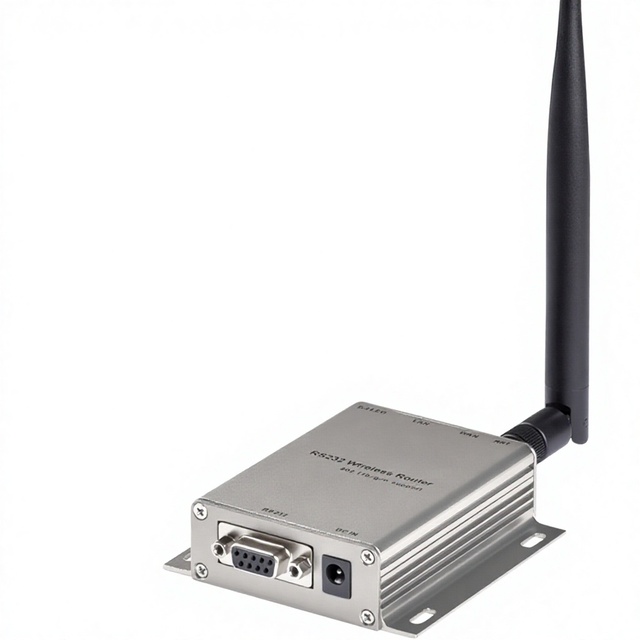Serial-to-Ethernet Server WR02RS232 RS232 RJ45 Ethernet WiFi Communication Gateway Industrial-Grade Network Device