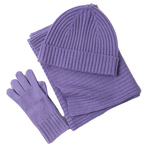 Ensembles Chauds Hiver en 100% Laine Mérinos pour Femmes et Filles, Écharpe <span class=keywords><strong>Bonnet</strong></span> et <span class=keywords><strong>Gants</strong></span> Tricotés Élé<span class=keywords><strong>gants</strong></span> en Laine - Product Image 6
