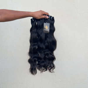 Cheveux naturels de qualité 11A 12A Cheveux vierges à cuticule alignée vente en gros vendeurs de cheveux de temple indiens vierges bruts non transformés - Product Image 1