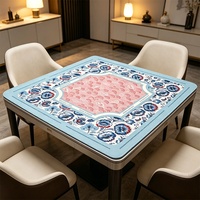 Tapis de Mahjong en Caoutchouc Style Américain pour l'Export, Épais, Résistant à l'Usure, Antidérapant, pour Salles de Jeu à Domicile
