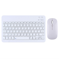 Venta al por mayor de fábrica Multi-color 7 pulgadas Mini Wireless BT Keyboard and Mouse Combos Set para Windows IOS Android OS