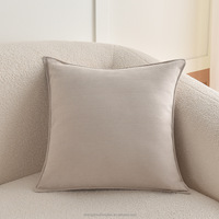 Housse de coussin 18*18 avec un design élégant, douce et luxueuse, décorative pour canapé, lit et décoration intérieure