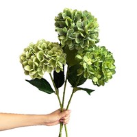 Lot de 96 fleurs d'hortensia artificielles à tige unique, 3D, écologiques et réutilisables pour mariages, événements, maisons et hôtels