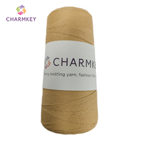 Fil à tricoter 100 % coton, teint uni et teint en masse, pour le crochet DIY – Approvisionnement direct usine