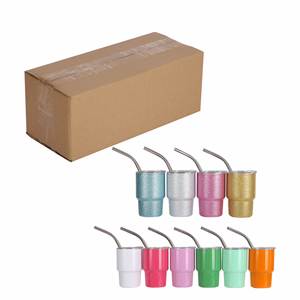 Vaso Térmico Mini de Acero Inoxidable Ligero con Pajita, Taza Portátil para Viajes y Coche - Product Image 1