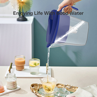 Grande cartouche de filtre à eau de 12 tasses-Capacité de filtration de 40 gallons (1 mois), sans BPA, réduit le goût et l'odeur du chlore