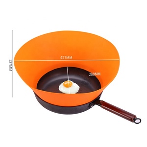 Soporte personalizado para cocina, protector contra salpicaduras de aceite, protector para ollas, protector contra salpicaduras de aceite de silicona para sartén - Product Image 2