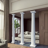 Colonne romaine en FRP décorative d'intérieur, légère et haute résistance, vente d'usine pour la décoration de la maison, piliers durables