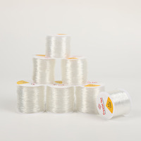 Fil élastique transparent en TPU, 100 m/rouleau, haute résistance, pour la fabrication de bijoux, colliers, perles DIY, fil élastique pour perles