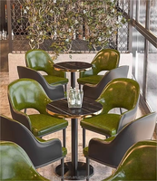 Mobilier pour projets industriels : Canapé sectionnel en cuir pour restaurant, café, restaurant de hamburgers, club KTV, banquette de bar