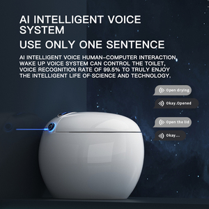 Hiện Đại Thông Minh WC Thiết Bị Vệ Sinh Vòng Tự Động Gốm Thông Minh Nhà Vệ Sinh Bát Sàn Gắn S-Trap Ghế Sưởi Ấm Điều Khiển Từ Xa - Product Image 4