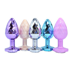 Nouveau design Insert bout à bout Jouet sexuel Bijoux <span class=keywords><strong>Plug</strong></span> <span class=keywords><strong>anal</strong></span> en métal Plaisir Petit Moyen Grand Pour les couples - Product Image 1