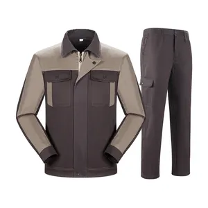 Work Wear Construction Winter Jacket Plain Work Wear Men Outside Work Wear 2Piece