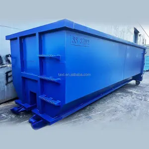 New Waste Management Skip Bin Recycling Hook Lift Bin Recipiente de lixo para coleta de resíduos sólidos para fábricas