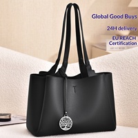 Sac fourre-tout en PU grande capacité pour femme, tendance transfrontalière, sac à main africain le plus vendu, sac à bandoulière, collection automne 2026, fermeture éclair, REACH