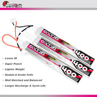 CODDAR 3S 1400MAH 11.1V 35C SM prise AirSoft AirGun Soft Bullet Gun Hunting RC LiPo batterie Pack haute décharge cellule puissante