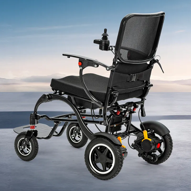 2023 new design Good quality Ultra Light Carbon Fiber Hot sell Electric Wheelchair Portable general Electric Wheelchair