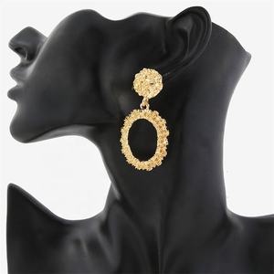 Moda takı bildirimi geometrik altın damla Dangle küpe kadın en çok satan 2023 Trendy - Product Image 5