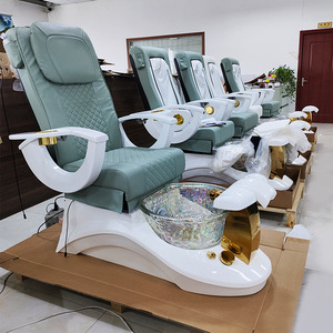 Sillón de Pedicura de Lujo para Salón de Belleza y Salón de Uñas, Ergonómico, con Calor y Jets de Masaje - Product Image 4
