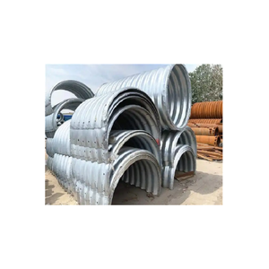 Fabricant de tuyaux de drainage en métal ondulé-Tuyau de ponceau en acier galvanisé 36 avec conception de soufflet à double paroi - Product Image 1