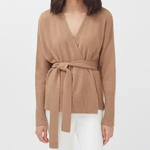 Tùy Chỉnh Đan Áo Len Bọc Cashmere Cardigan Phụ Nữ Dài Tay Áo Phụ Nữ Dệt Kim Cashmere Dệt Kim Áo Len Kimono Cardigan Cho Phụ Nữ