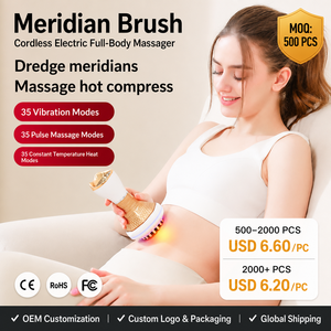 Masajeador de ventosas inteligente recargable con compresa caliente, magnético, Gua Sha, <span class=keywords><strong>anticelulítico</strong></span> y herramienta de raspado linfático corporal - Product Image 4