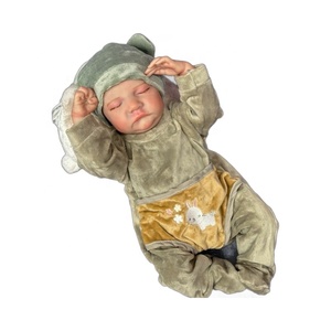 Hyrebornbaby ของเล่นนุ่ม17นิ้วตุ๊กตาทารกเกิดใหม่ Levi จำลองพร้อมลำตัวพลาสติก - Product Image 5