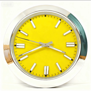 <span class=keywords><strong>Reloj</strong></span> <span class=keywords><strong>de</strong></span> Pared <span class=keywords><strong>de</strong></span> Acero Inoxidable <span class=keywords><strong>de</strong></span> Calidad Superior con Logotipo Personalizado, <span class=keywords><strong>Reloj</strong></span> <span class=keywords><strong>de</strong></span> Pared con <span class=keywords><strong>Manecillas</strong></span> y Números Luminosos - Product Image 3