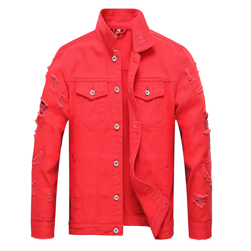Red Denim Jacket China Trade,Buy China 