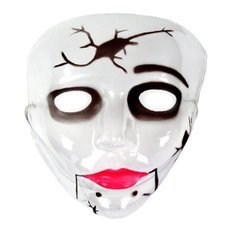 VCMP7WJ9 Happy Party Mascarilla transparente para el cabello PVC y PET Accesorio de mascarilla para niños para ocasiones de graduación y Festival - Product Image 1
