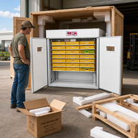 Nouvel incubateur et éclosoir automatique à retournement d'œufs haute productivité 1848 avec alimentation 220V pour usage en élevage avicole