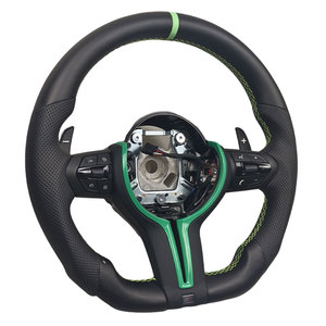 Volant en cuir chauffant personnalisé avec fibre de carbone pour X5 M2 M3 M4 M5 (F10/<span class=keywords><strong>F50</strong></span>/F30/F32/F80/F82/F90/E90/E92/E60/E63/G20/G30) - Product Image 2