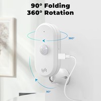 Détecteur de mouvement infrarouge intelligent Tuya pour la maison, capteur PIR antivol, détecteur PIR WIFI Tuya avec alarme sonore de 80 dB, sécurité domestique et industrielle
