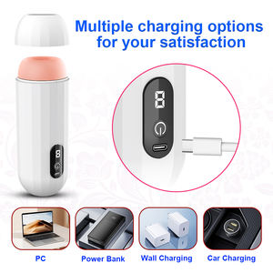 高性能インテリジェントタッチキー式大人用電動男性マスターベーションカップリアルなスリーブテクスチャ男性向け - Product Image 5