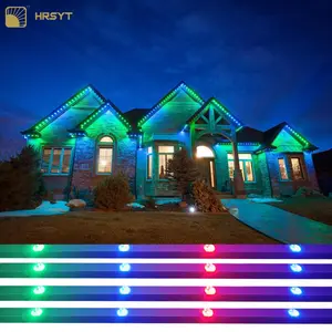 RGBW LED Pixels Point Light Individualmente Personalizado Outdoor Permanente Natal Holiday Magic Color LED Permanent Track Lights