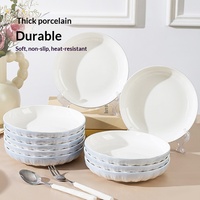 Ensemble de bols modernes minimalistes bleu dégradé, bols à soupe et à riz, vaisselle simple, passe au micro-ondes, céramique résistante aux hautes températures