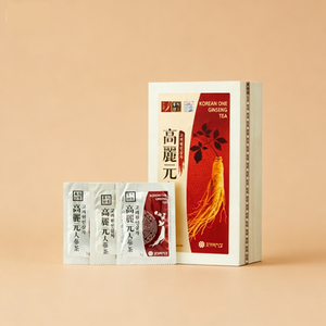 Thé au ginseng coréen de spécialité, 100 sachets de thé en vrac pour booster l'énergie et lutter contre la fatigue, thé instantané à base de plantes traditionnel pour la santé - Product Image 5