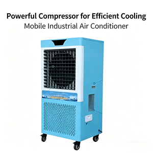Unité de climatisation mobile haute capacité avec compresseur, sans installation requise, refroidissement rapide pour grandes surfaces intérieures/extérieures, puissante - Product Image 3