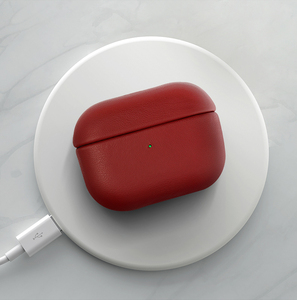 Funda de Cuero Nappa de Primera Calidad OEM, Ecológica y Antiarrugas para Auriculares Airpods 1/2/3 Pro 2.ª Generación - Product Image 4