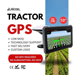 RICOEL 10-Inch IPS Waterproof Rugged P2P <strong>GNSS</strong> 20cm Accuracy Octa-Core <strong>Android</strong> OS 12 Tractor GPS Navigation System Worldwide Map - Product Image 1
