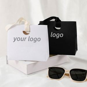 Bolsa de Papel Personalizada de Marca de Lujo con Logotipo Personalizado para Boutique de Zapatos, Bolsa de Regalo para Compras - Product Image 3