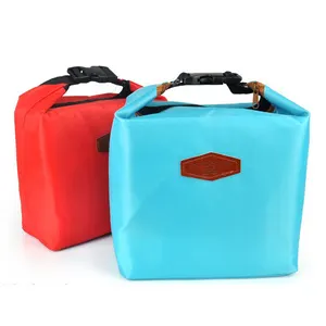 Hina-bolsa térmica con estampado personalizado para picnic, bolsa térmica no tejida con logotipo personalizado, aislante para el almuerzo