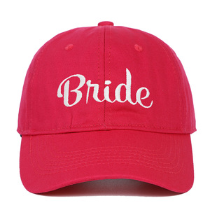 Go Party addio al nubilato al nubilato da nubilato con cappello da sposa con lettera dello sposo cappelli da festa ricamati cappelli da Baseball per donna uomo - Product Image 6