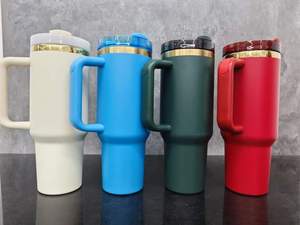 RTS Xmas rosso verde polvere nuovo colore specchio oro verde sotto 40oz bicchiere sottovuoto bottiglia di acqua tazza di caffè per stampa laser - Product Image 6